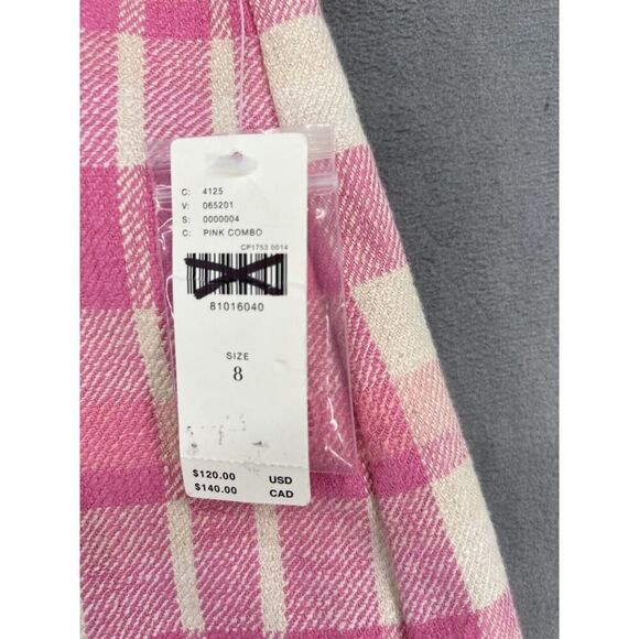 Anthropologie Maeve Tweed Plaid Shorts Size 8 Higb Rise - Picture 7 of 9